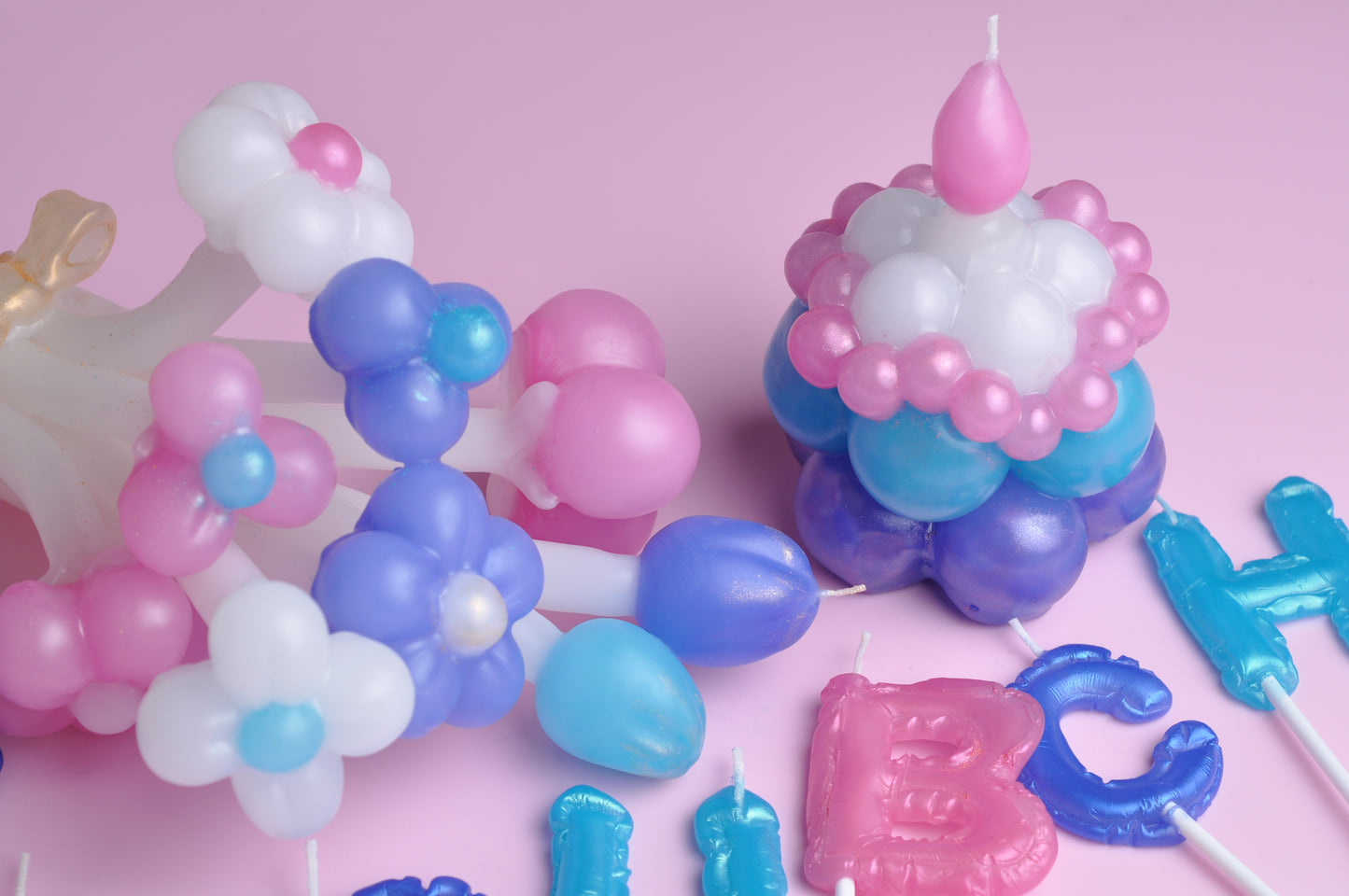 helium balloon birthday cake candles Japanese Certificate - no experience required