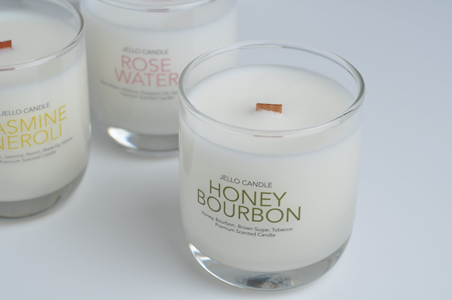 Aroma Container Candle in rich Honey Bourbon scent, showcasing its elegant design and eco-conscious coconut-soy wax.
