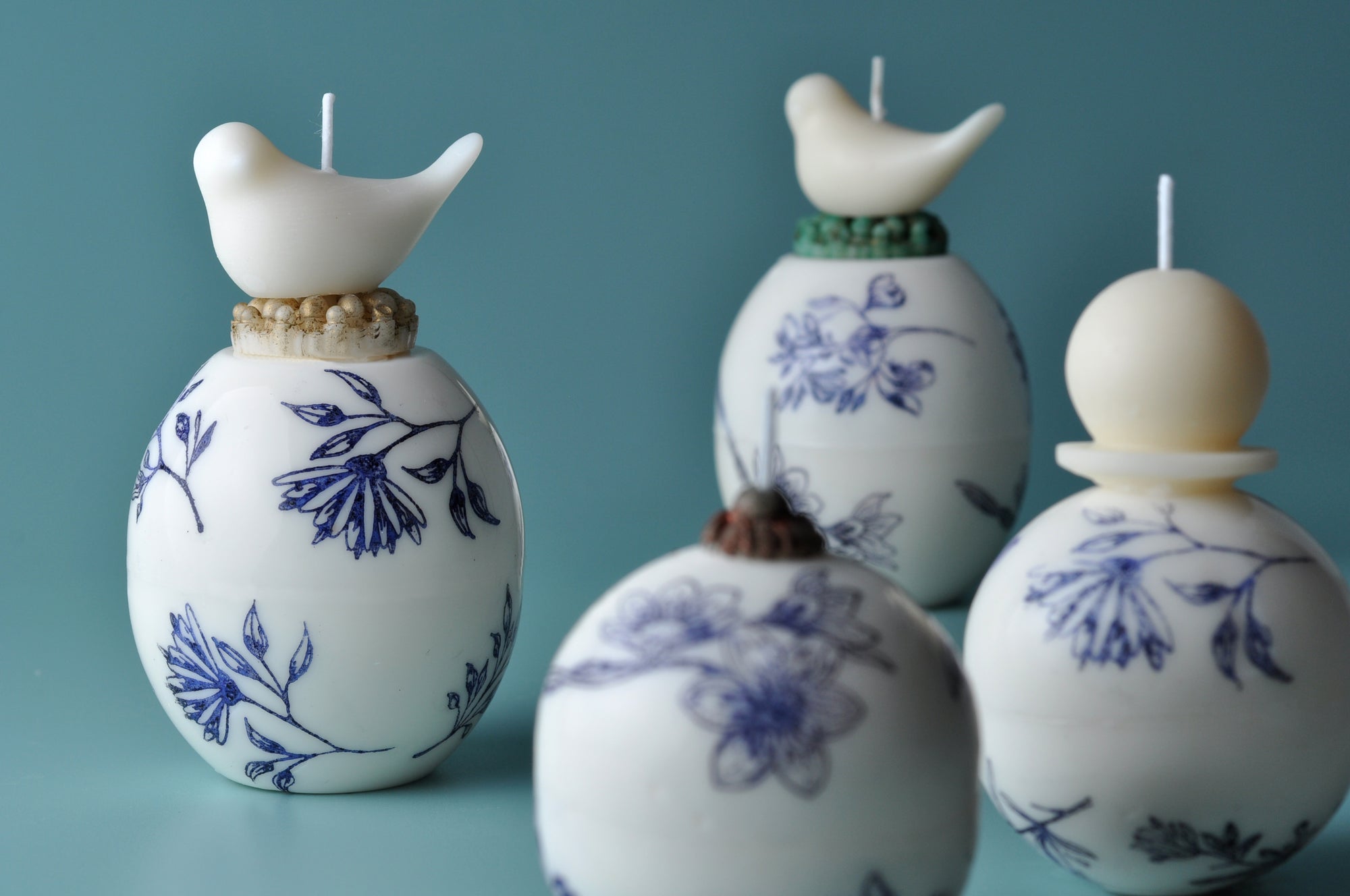 Ceramic Candles in natural waxes - Korean Style Candle Certificate 